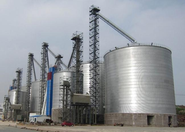 莒县大型钢板库构造参数及水泥储存质量